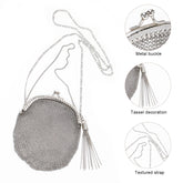 Metal Mesh Chainmail Bag – Durable Stainless Steel Evening Purse for Women